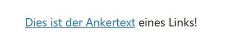 Ankertext Beispiel