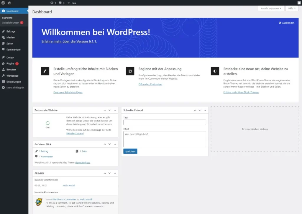 Backend 3 WordPress Backend